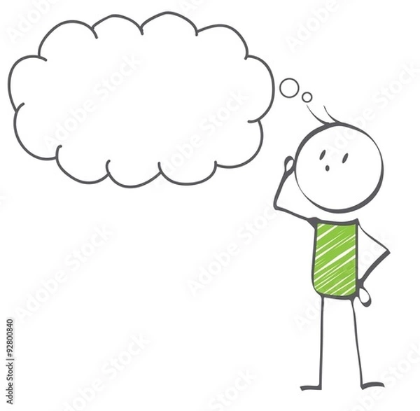 Obraz Thinking