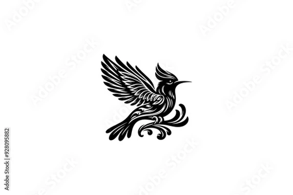 Fototapeta silhouette of a Bird.