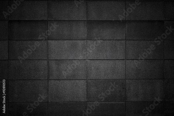 Obraz Textured black grunge concrete background
