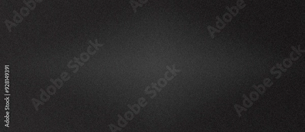 Fototapeta grey black background with grain frosted effect, suitable for dark grain background.