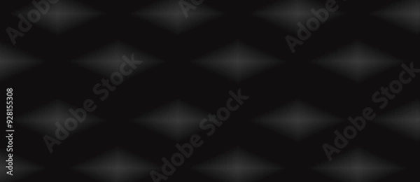 Fototapeta grey black background with seamless effect isolated on black background. 