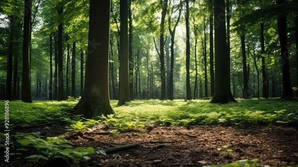 Fototapeta sunlight tree plants
