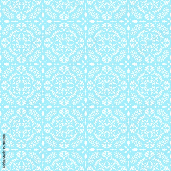 Obraz Blue lace pattern