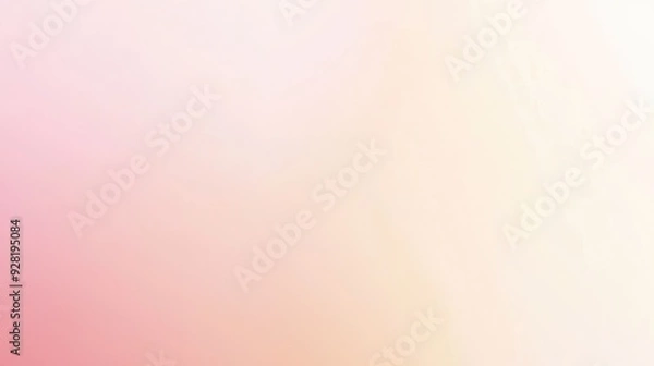 Obraz Gradient Background, Pastel Colors, pale rose blending with light beige gradient