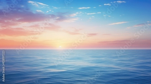 Obraz navy gradients blue