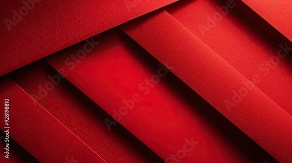 Fototapeta Red Abstract Geometric Pattern