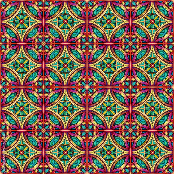 Obraz seamlees pattern with lines