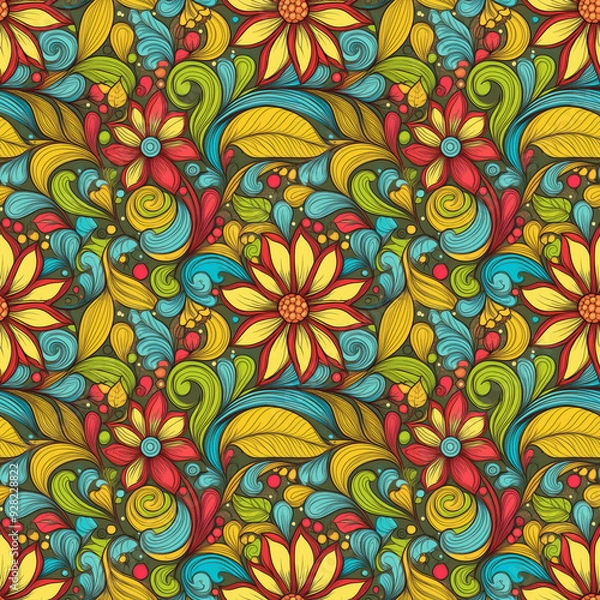 Obraz seamlees pattern with lines