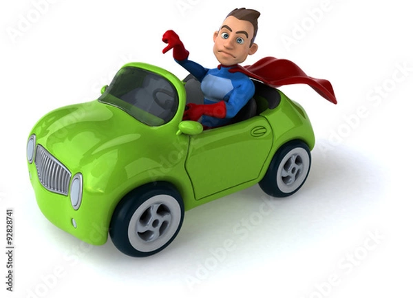 Fototapeta Fun superhero