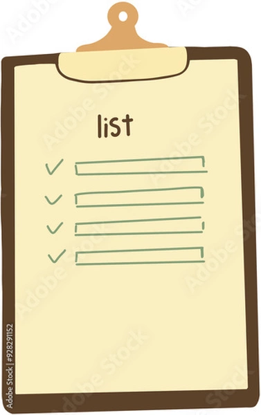 Obraz make a list