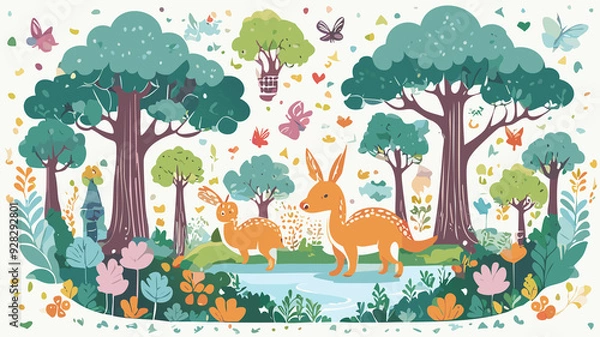 Fototapeta Fantasy Forest