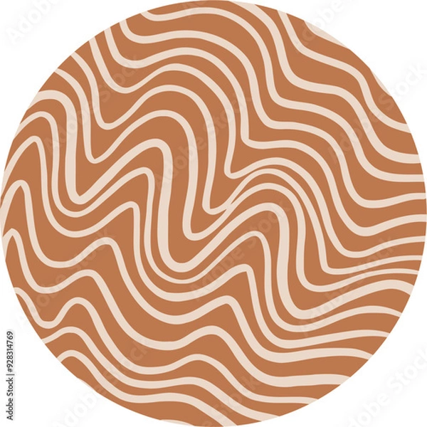 Fototapeta Hand Drawn Abstract Doodle Circle