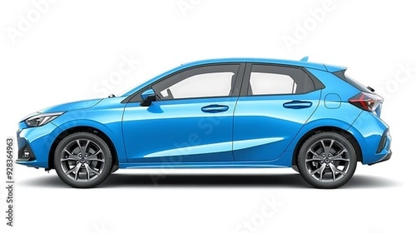 Fototapeta Modern Luxury Colored Car Race Design Concept Wallpaper Background 3d Rendering Generative Ai