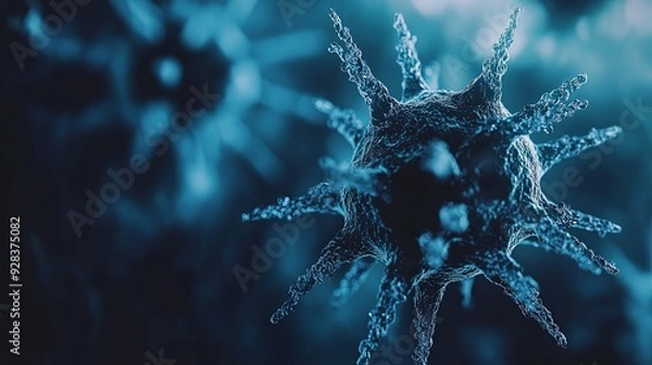 Fototapeta Microscopic View of a Virus