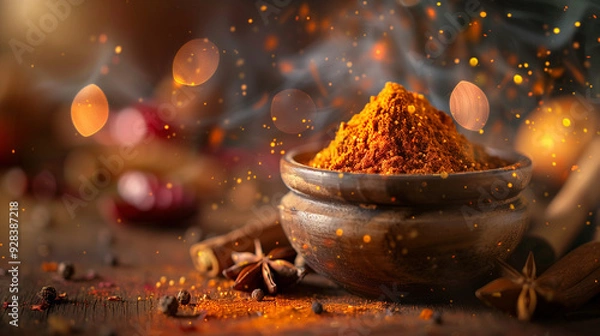 Obraz cynamon Generative AI
