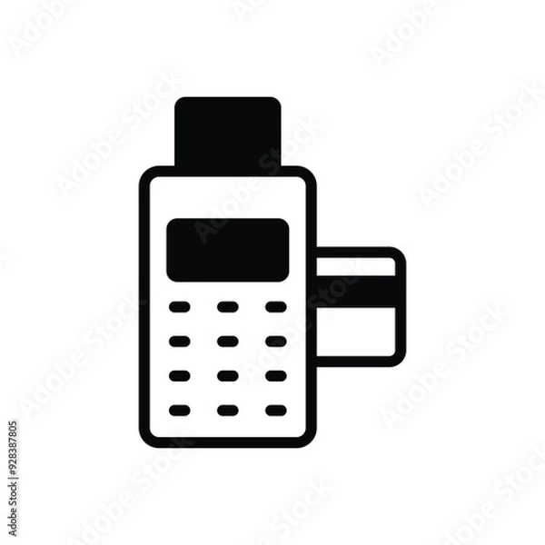 Obraz Pos Terminal vector icon