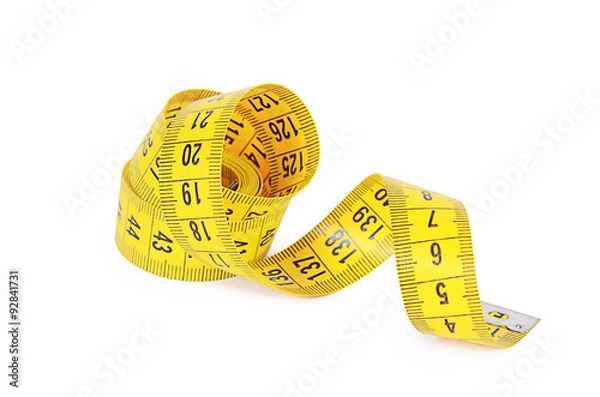Obraz Measuring tape isolated on white background