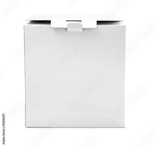 Fototapeta White box isolated 