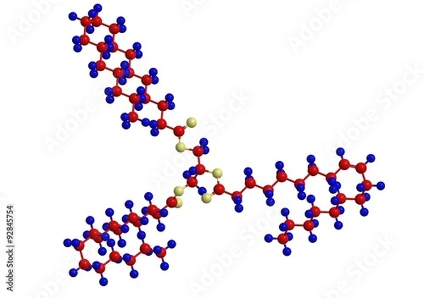 Fototapeta Example of lipid (triglyceride)