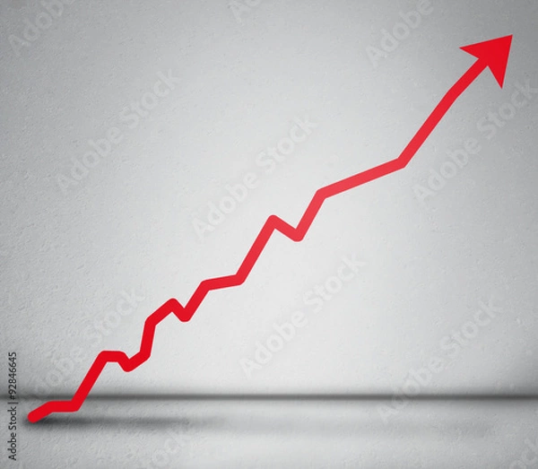 Obraz Arrow report growth