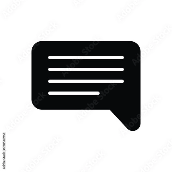 Obraz Chat vector icon