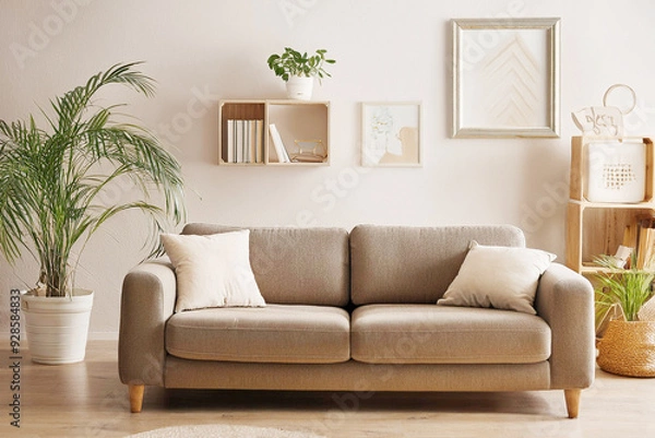 Fototapeta ナチュラルなリビング