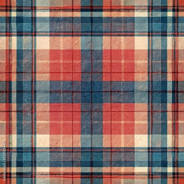 Fototapeta Scott Tartan Plaid Seamless Pattern