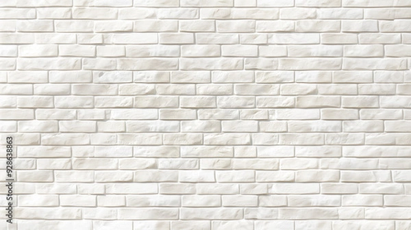 Obraz white brick wall texture
