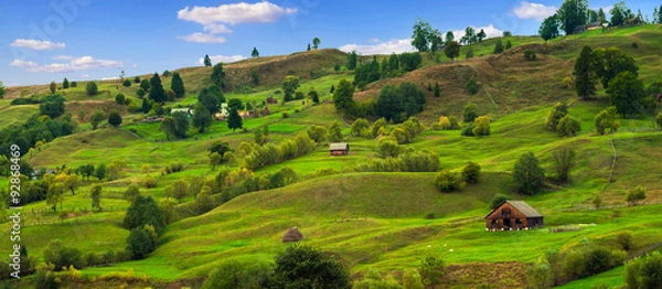 Fototapeta green hills