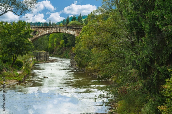 Obraz  bridge over river