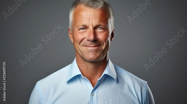 Obraz A mature man in a business suit, 