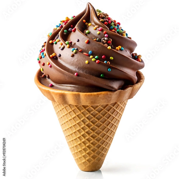 Fototapeta chocolate cone