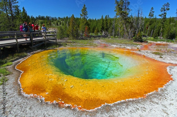 Obraz Park Narodowy Yellowstone w Wyoming