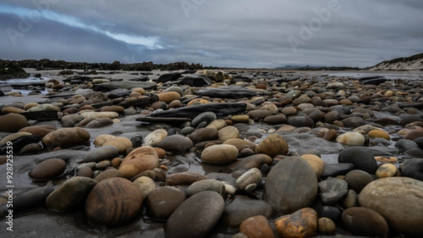Obraz Playa con piedras características en Portugal