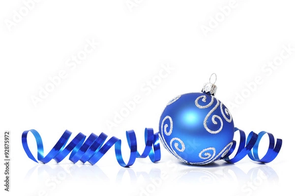Obraz Blue christmas decoration