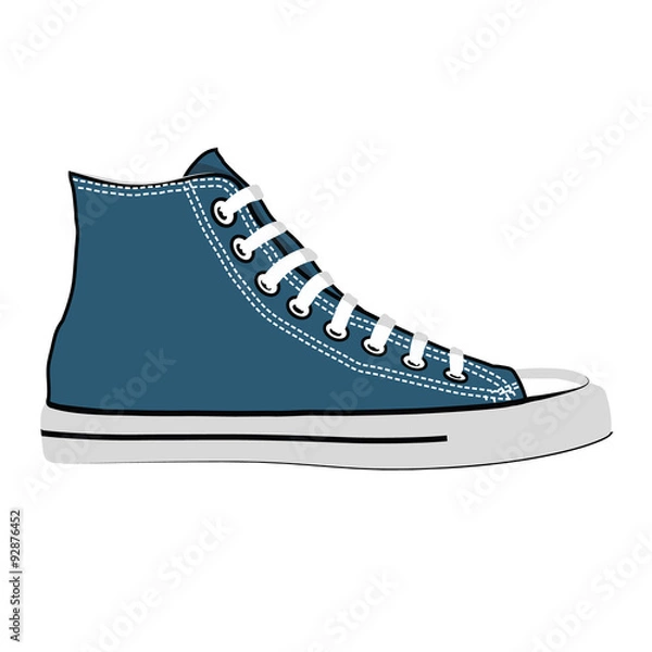 Obraz Blue sneakers