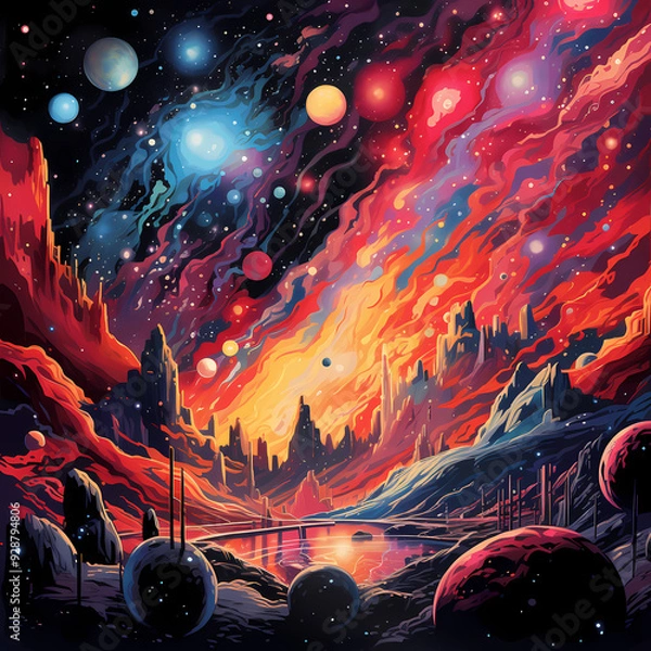 Obraz Cosmic Wonderland