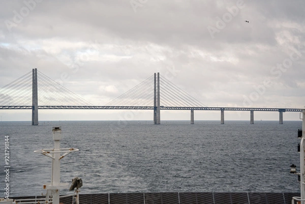 Fototapeta Öresundbrücke in der Ostsee