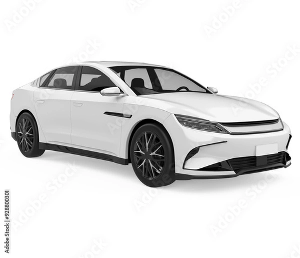 Obraz Sedan Car Isolated