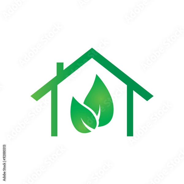 Obraz Eco House Vector .