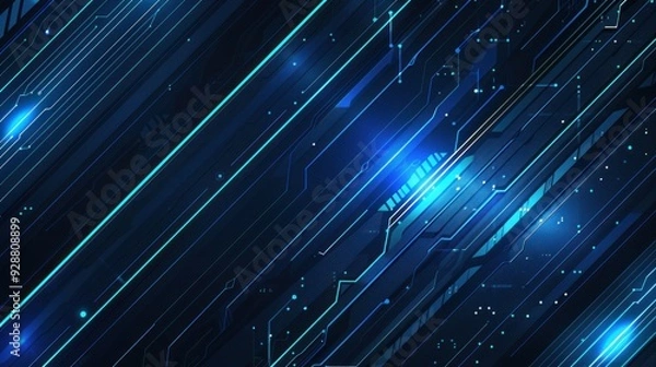 Fototapeta Abstract Digital Circuitry Background