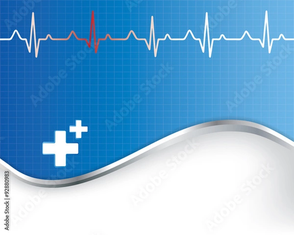 Obraz Abstract  medical background (Vector).