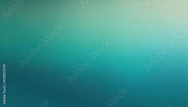 Obraz Abstract Teal and Green Gradient Background with Textured Surface