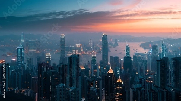 Fototapeta "Dynamic Business Concepts and Corporate Environments"