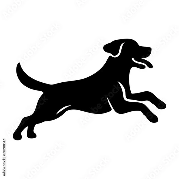 Obraz dog silhouette 