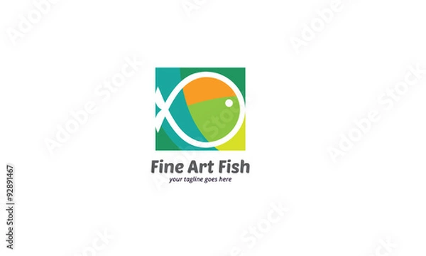 Obraz Fine Art Fish Logo