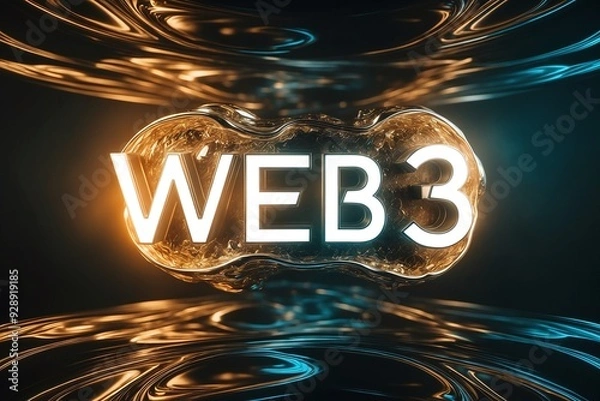 Obraz Web3 Hyperspace: Digital Revolution Concept