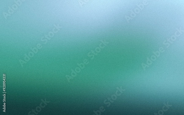 Fototapeta Abstract gradient background emerald green purple rough texture noise grain illustration design element backdrop wallpaper