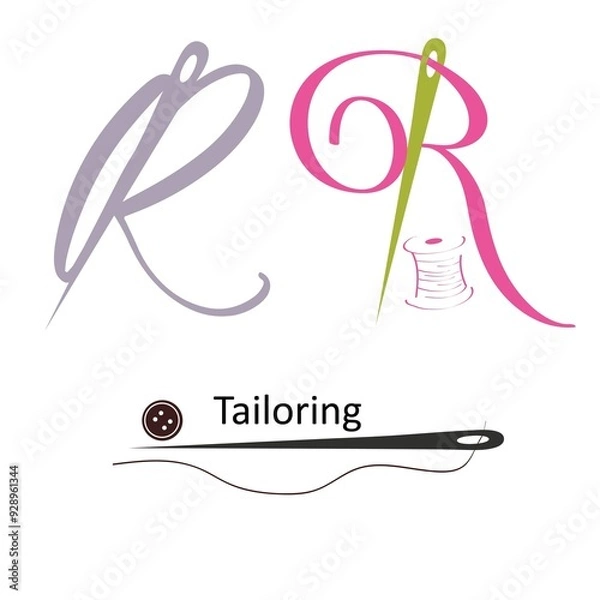 Obraz tailoring logo