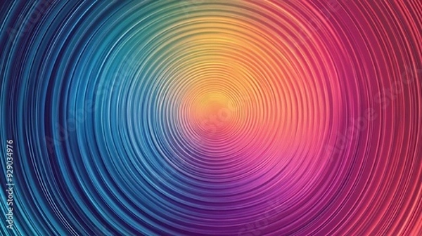 Fototapeta a colorful hypnotic pattern